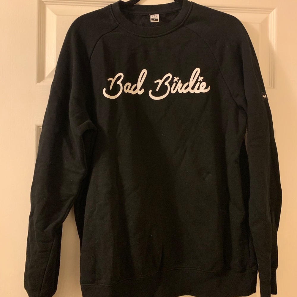 Bad Birdie black crewneck sweatshirt
